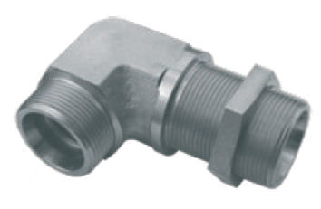 Hydraulikanschluss - CA, CL series - NORMYDRO - Einschraub / rechtwinkelig / Schott