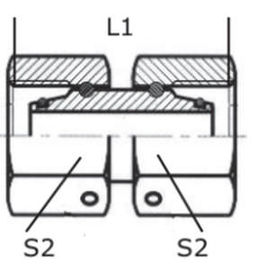 Innen-Hydraulikadapter - PN 630 | AFFA, DKO series - NORMYDRO