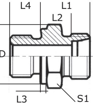 Hydraulikanschluss - UMA series - NORMYDRO - Einschraub / Edelstahl