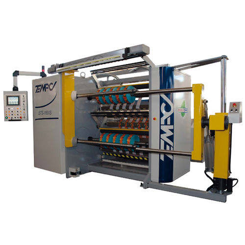 Automatischer Rollenschneider - ETS 160 - TEMAC - doppelt / Mehrzweck / für die Verpackungsindustrie
