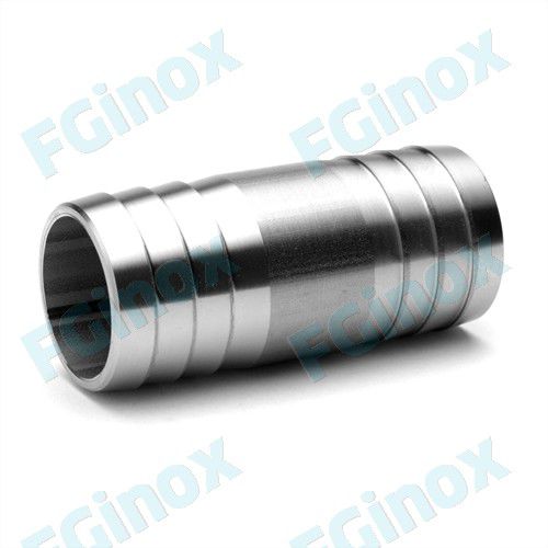 Hydraulikadapter für Rohre - ALD100G - FG INOX - beidseitig rilliert / Edelstahl