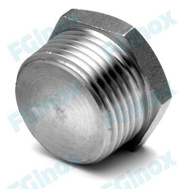 Sechseckiger Stopfen - BM100G - FG INOX - Sechskant / außen / Edelstahl