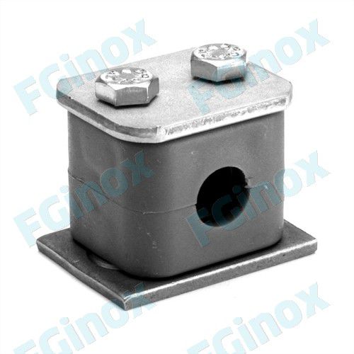 Bolzen-Rohrschelle - 2CPP10 - FG INOX - Metall