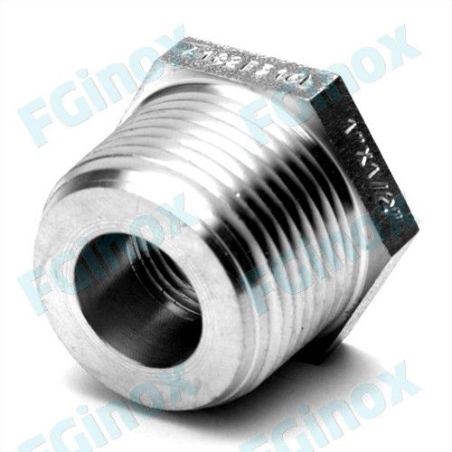 Aussengewinde-Innengewinde-Reduziernippel / Gewinde - 2RMF128 - FG INOX - Schlauch / hydraulisch / Edelstahl