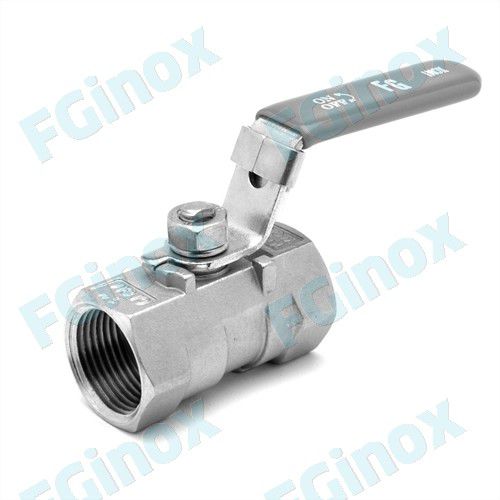 Kugelventil - 4RBRF12 - FG INOX - Hebel / innen/innen / Monoblock