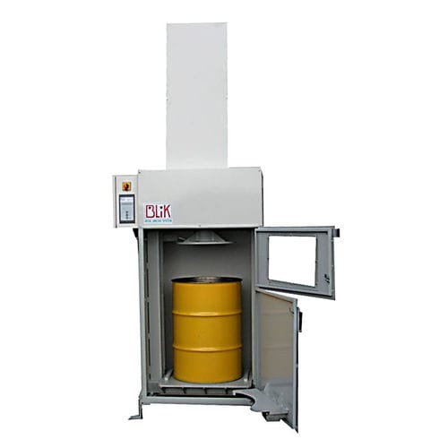 Müllpresse für Risikoprodukte - DISCOFUT - BLIK - stationär