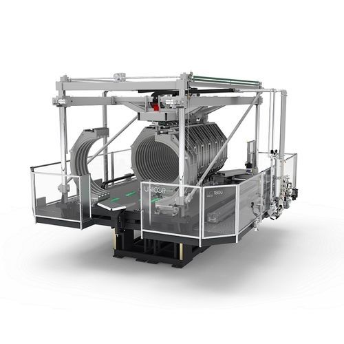 Corrugator für die Wellrohr-Herstellung - UC 1800 - UNICOR GmbH  - für doppelwandige Wellrohre / für Extrusionsanlagen