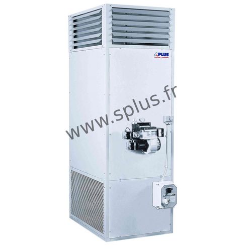 Stationärer Heißluftgenerator - GEN series - S.PLUS - Gas / Heizöl / vertikal