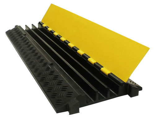 Kabelschutz für Fahrzeugdurchlauf - COBRA 31-3 - CABLE EQUIPEMENTS - bodenmontiert / Elastomer / Gummi