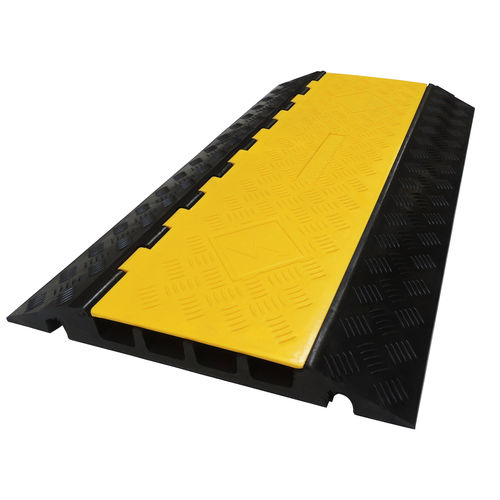 Kabelschutz für Fahrzeugdurchlauf - COBRA 31-4 - CABLE EQUIPEMENTS - bodenmontiert / Elastomer / PVC-P