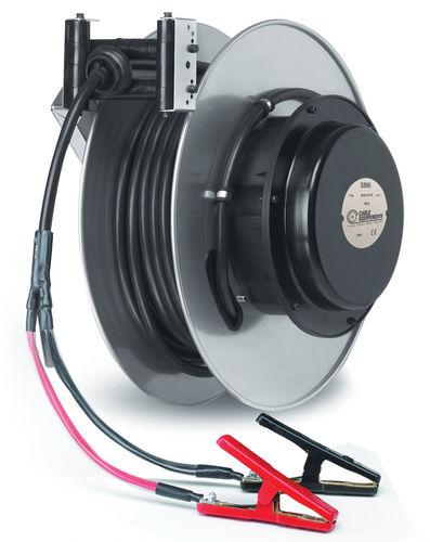 Elektrokabelaufroller - CABLE EQUIPEMENTS - einziehbar / mit offener Trommel / Aluminium