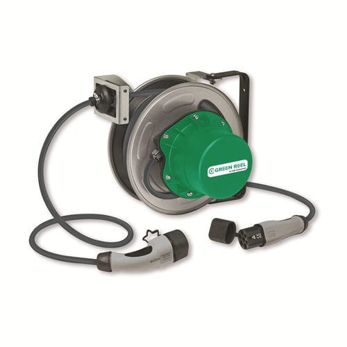 Aufroller für Elektrofahrzeug - GREEN REEL series - CABLE EQUIPEMENTS - Elektrokabel / einziehbar / wandmontiert