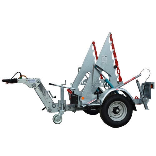 Kabeltrommelanhänger - RD 200 XL - CABLE EQUIPEMENTS - für Kabeltransport und -verlegung / einachsig / angehängt