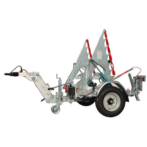 Kabeltrommelanhänger - RD 250 - CABLE EQUIPEMENTS - für Kabeltransport und -verlegung / einachsig / angehängt
