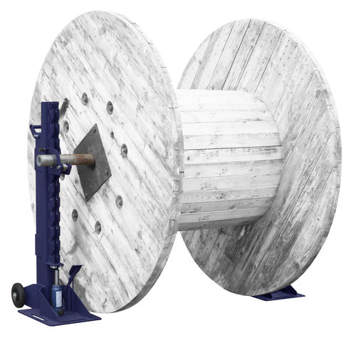 Kabeltrommelabwickler - AXO6000 - CABLE EQUIPEMENTS - manuell / mit Achse / für Schwerlasten