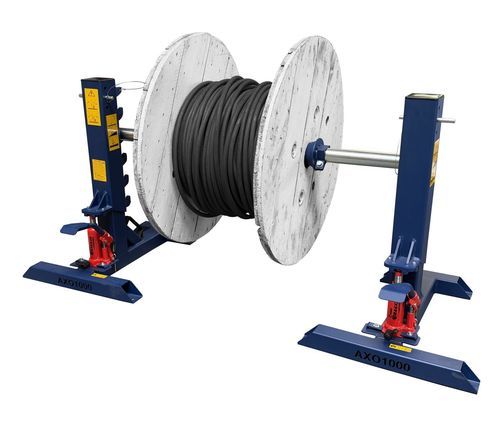 Abwickler für Spulen - AXO 1000 - CABLE EQUIPEMENTS - Spule / manuell / auf dem Boden platziert