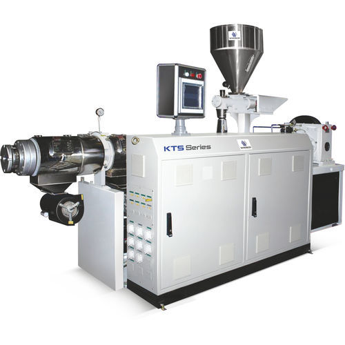 Doppelschneckenextrusionsanlage - KTS series  - Windsor Machines Limited  - PLC-gesteuert / Rohr / für PVC