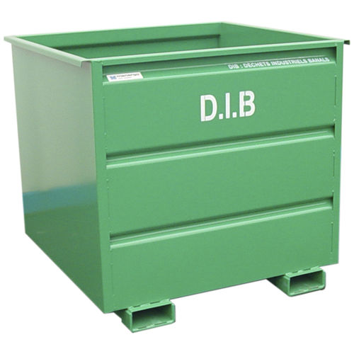 Metall-Absetzcontainer - BTR series - MANERGO - für Gabelstapler