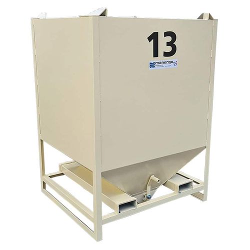 Lagercontainer - CAV1950-4120 - MANERGO - Metall / Bodenablauf / stapelbar