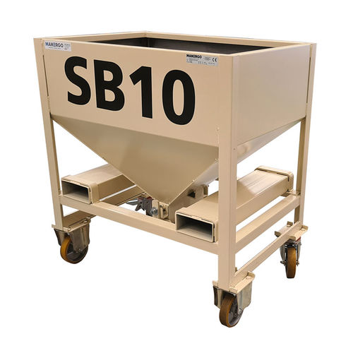 Lagercontainer - CAV350R-4248 - MANERGO - für Gabelstapler / Metall / Bodenablauf