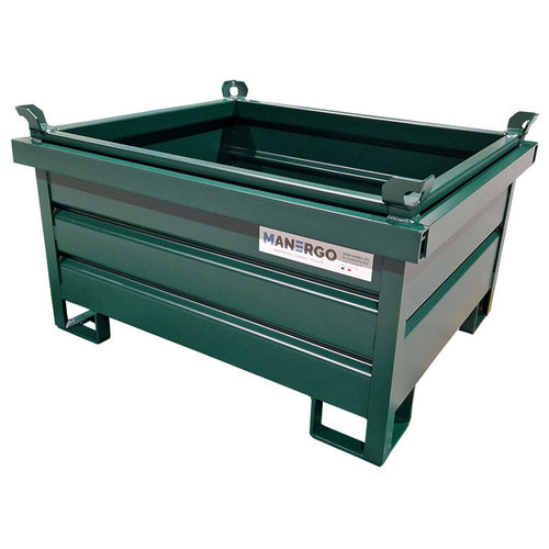 Metallbehälter - MG1012-550-120-4446 - MANERGO - Lager / für Materialumschlag / stapelbar