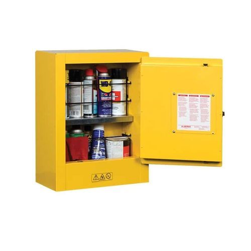 Lagerschrank - AA15JU45 - MANERGO - Sicherheit / auf Füßen / mit Tür