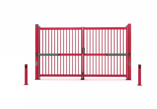 Schwenkbares Eingangstor - ALLIX® - DIRICKX - motorisiert / Industrie / Sicherheit