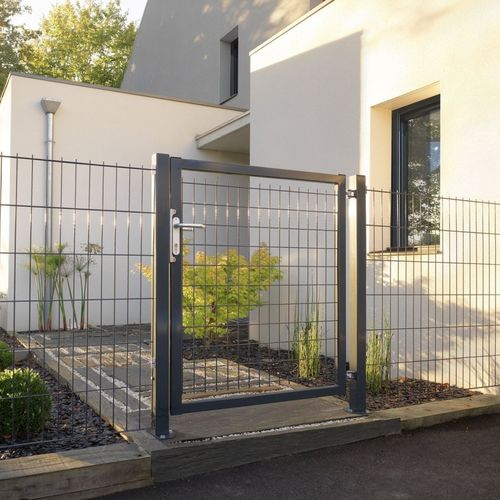 Einflügeliger Tor - AXOR® - DIRICKX - manuell / Stahl / Maschen