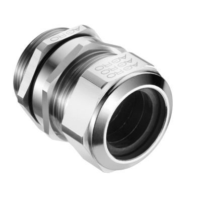 Kabelverschraubung / vernickeltes Messing - CEM - SES-STERLING - IP68 / IP69K