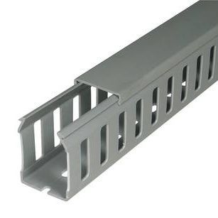 Kabelkanal - GF-DIN-C-A12/8 - SES-STERLING - PVC / gerillt / starr