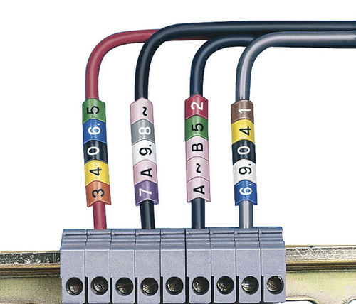 Clip für Kabel - PLIO-V-MARKERS - SES-STERLING - PVC / Markierung