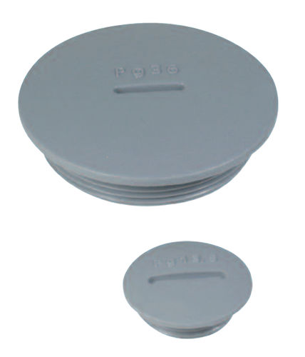 Runder Stopfen - PLIO-BC - SES-STERLING - Gewinde / PA6 / Verschluss