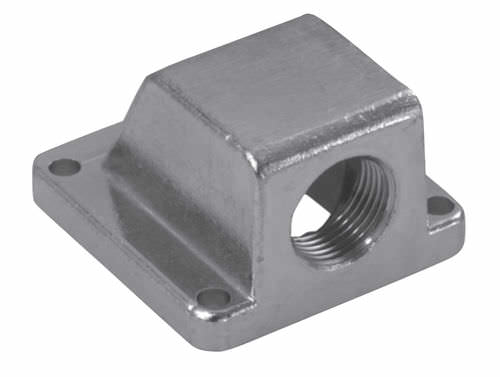 Stahl-Kabelverschraubung - SES-STERLING - IP65 / rechtwinkelig / Flansch
