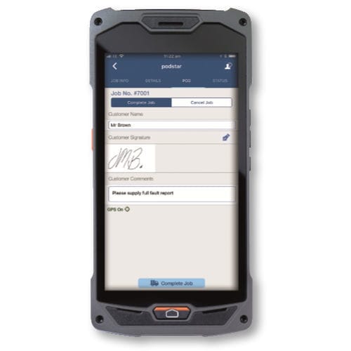 Handheld-Computer / Android - TS5000 - Belgravium - Android 7 / ARM® Cortex™ A7 Quad Core / GPS