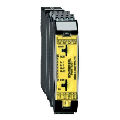 Stillstand-Sicherheitsmonitor - SRB-E-302FWS-TS - SCHMERSAL - Plug-in / auf DIN-Schiene