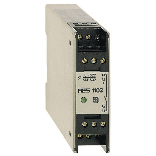 Sicherheitsrelais für Sicherheitsschalter - AES 1102 series - SCHMERSAL - für DIN-Schiene / Einkanal