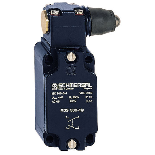IP65-Positionsschalter - M3S 330-11Y-M20 - SCHMERSAL - Kuppenstößel