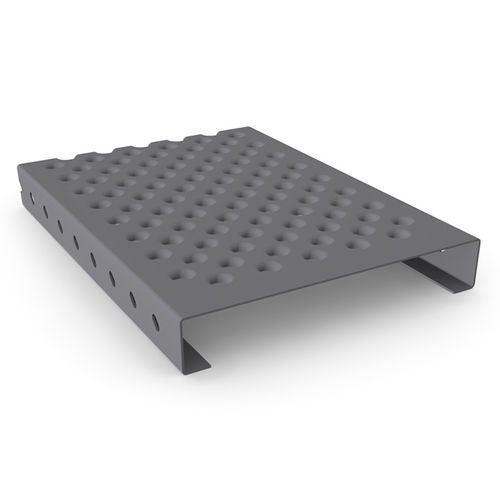Lochblech-Gitterrost - Tolplan N - Meiser - galvanisiertem Stahl / Aluminium / Edelstahl