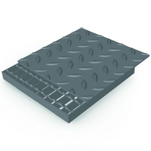 Metall-Gitterrost - Meiser - für Gebäude / für Rundkabel