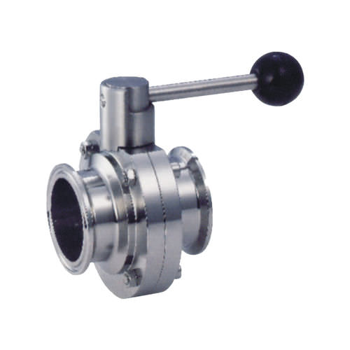Absperrklappe - D81X-10P/R - Zhejiang Kangsaite Valve Co., Ltd. - manuell / für Milchprodukte