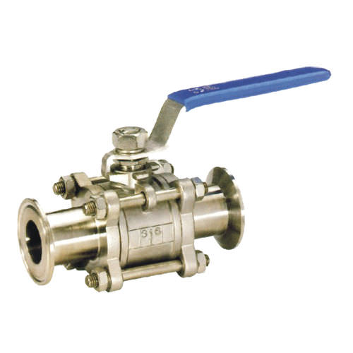 Kugelventil - Q81F-16P/R - Zhejiang Kangsaite Valve Co., Ltd. - Hebel / 3-teilig / Edelstahl