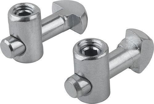 Befestigungselement für Aluminiumprofile - 10204 - norelem - Éléments standard mécaniques - verzinkter Stahl