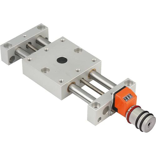 Linearer Positioniertisch - 21122 - norelem - Éléments standard mécaniques - Präzision / Positionsanzeiger