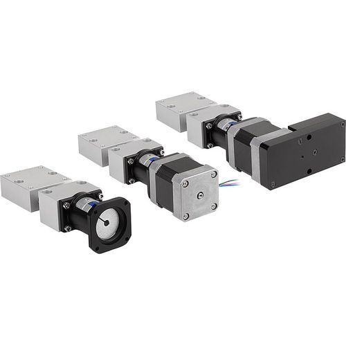 Linearer Positioniertisch - 21080 - norelem - Éléments standard mécaniques - motorisiert / Aluminium