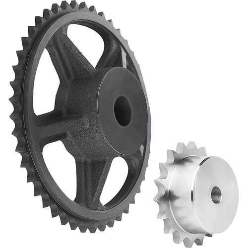 Ketten-Kettenrad - 22252 - norelem - Éléments standard mécaniques - Naben / Stahl