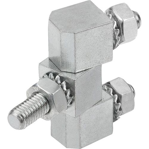 Edelstahlscharnier - 27890 - norelem - Éléments standard mécaniques - Stahl / Einschraub / 180°