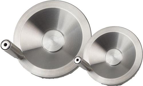 Massiv-Handrad - 06276-01 - norelem - Éléments standard mécaniques - mit Griff / Edelstahl