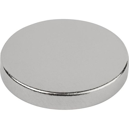 NdFeB-Magnet - 09000 - norelem - Éléments standard mécaniques - Flachgreifer / Scheiben / für Bürogebrauch