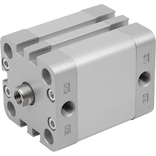 Pneumatikzylinder - 12001 - norelem - Éléments standard mécaniques - mit Magnetkolben / doppeltwirkend / Aluminium