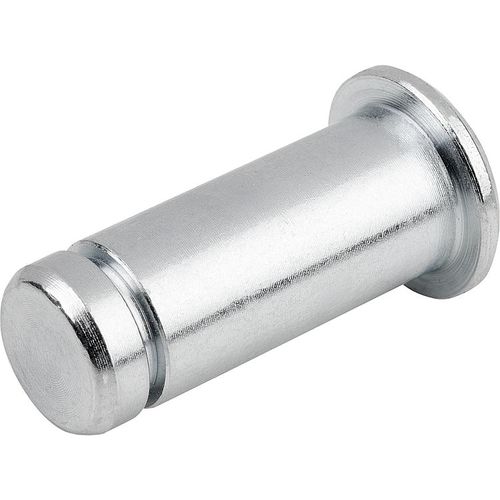 Gerillter Gabelkopfbolzen - 27621-01 - norelem - Éléments standard mécaniques - Edelstahl / verzinkter Stahl / Stahl